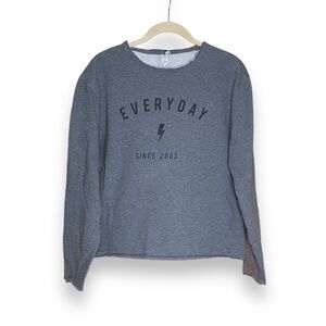 Independent Trading Company Sweatshirt Dropped Shoulder Coffeehouse Small Fleece
